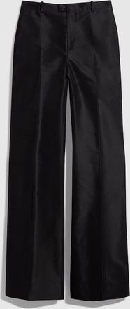 Gucci Fine Silk Faille Pants, Black, Ready-to-wear