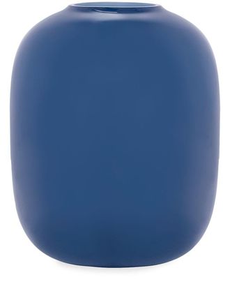 Cappellini Arya curved vase 220mmx180mm - unisex - glass - One Size - Blue