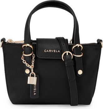 Carvela Womens Marcela Crossbody Bag - Black Nylon - One Size
