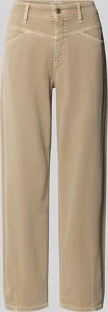 Cambio Cambio Loose Fit Jeans mit Eingrifftaschen Modell Elin in Taupe, Gr&ouml;&szlig;e 34