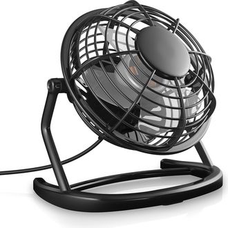 OEM Ventilador Usb De Mesa, Ideal Para La Oficina, Con Interruptor De Encendido/apagado, Compatible Con Ordenadores Pc Y Port&aacute;tiles Mac, En Color Negro