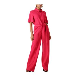 Pom Amsterdam Jumpsuit Bright Rose - Dames - Jumpsuits & Playsuits - Roze - Maat: 2XL