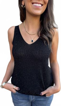Joseph Ribkoff Womens Sleeveless V-Neck Pullover In Black
