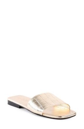 Seychelles Paris Slide Sandal in Gold at Nordstrom, Size 7.5