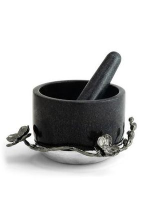 Michael Aram Orchid Mortar & Pestle Set in Black at Nordstrom Rack