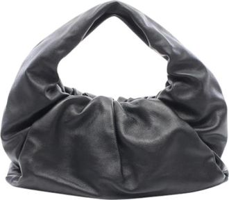 Bottega Veneta Pre-owned Leren Schoudertas - Dames - Vintage Schoudertas - Zwart - ONE Size - Leer - Vintage