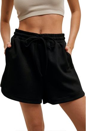 Wishlist Scuba Knit Shorts in Onyx at Nordstrom Rack, Size Medium