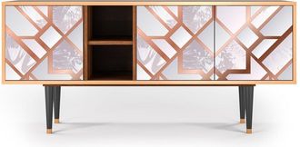 StoryZ Mueble de TV rosa claro 3 puertas L 150 cm