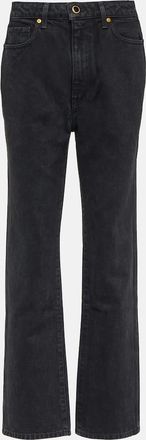 Khaite Abigail high-rise straight jeans