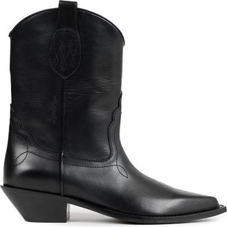 Sonora Frisco Western Leather Ankle Boots