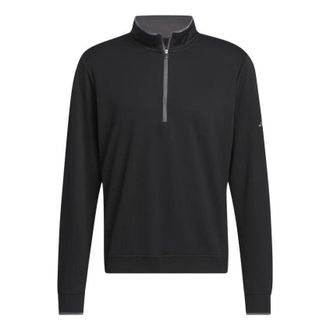 adidas Lightweight Half-Zip Top Asia Sizing Black IS7134