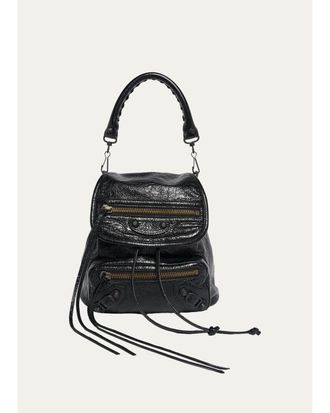 Balenciaga Le City Arena Leather Backpack