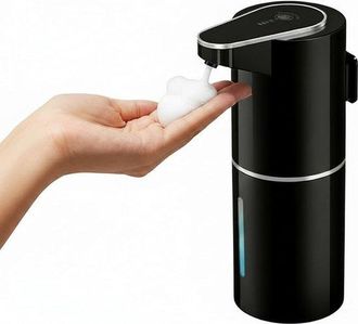 OEM Dispensador Autom&aacute;tico De Jab&oacute;n En Espuma, Recargable Mediante Usb, C (1200 Mah), 3 Niveles De Espuma, 350 Ml (11,8 Onzas), Negro