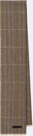 Ermenegildo Zegna Herringbone cashmere scarf