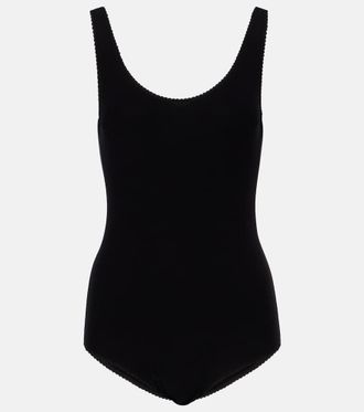 Magda Butrym Scalloped open-back bodysuit