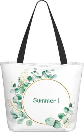 AOOEDM Summer Wreath Ladies Shopping Bag 13x11x7in.The Perfect ValentineS Day Gift.It Is The Best ValentineS Day Gift For Mom, Daughter, Wife,Etc