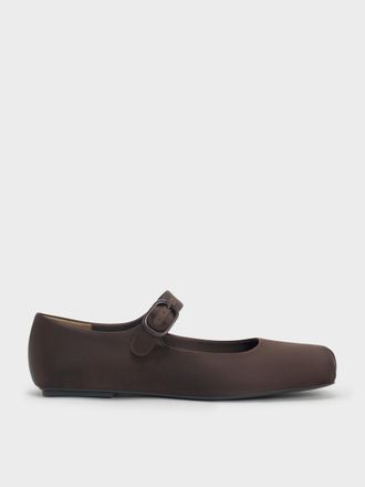 Charles & Keith Square-Toe Mary Jane Flats
