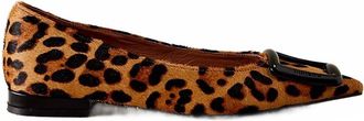 Bibi Lou Womens Poznan Flat Shoes In Leopard