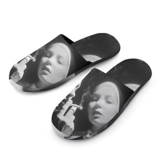Generic Nuns Smoking Mens House Slippers Slip Indoor Slipper On Shoes Warm Outdoor