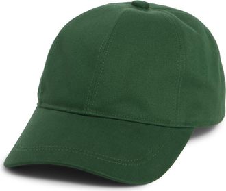 Nordstrom Brushed Cotton Baseball Cap in Green at Nordstrom