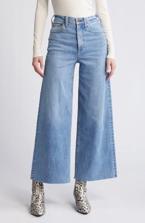 Rag & Bone Flexi Sofie Raw Hem High Waist Wide Leg Jeans in Monterosso at Nordstrom Rack, Size 29