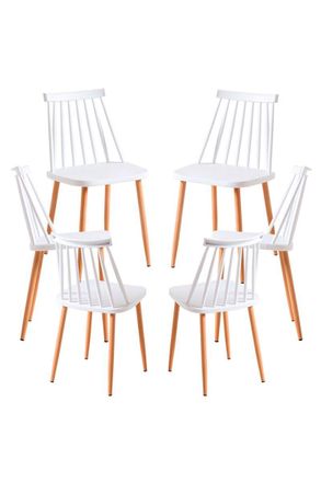 Regalos Miguel Regalos Miguel - Packs Sillas Comedor - Pack 6 Sillas Bik - Blanco
