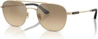 Giorgio Armani Ar 6178 Zonnebril - Heren - Zonnebrillen - Geel - 54 MM - Accessoires