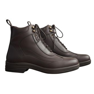 Brogini Dames/Dames Kilcott Geolied Leren Enkellaarsjes (Bruin)