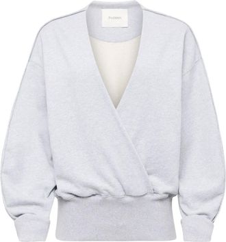 J.W.Anderson Sweater met gewikkelde voorkant - Grijs