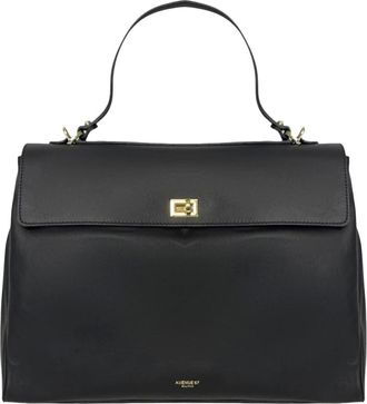 AVENUE 67 Avenue 67, Tassen, Dames, Zwart, ONE Size, Leer, Grote Zachte Leren Tas