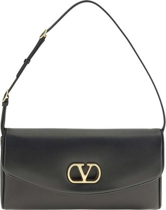 Valentino Garavani Black DeVain Small Shoulder Bag