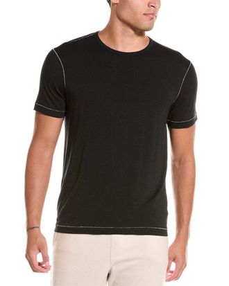 Barefoot Dreams Mc Short Sleeve Pic Stitch T-Shirt