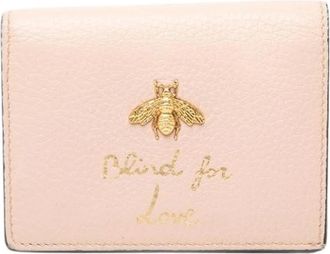 Gucci Pre-owned Bifold Portemonnee - Dames - Vintage Accessoires - Roze - ONE Size - Leer - Vintage