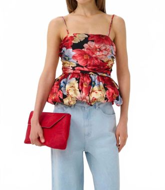 Gestuz Gzsigrida Squared Neck Top In Floral