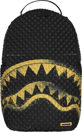 Sprayground Pyramid Stencil Shark Backpack - unisex - Rugzakken - Zwart - ONE Size - Polyester - Tassen