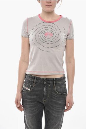 Diesel Crewneck T-Shirt T-UNCUTIE-LONG-L3 Printed size Xl