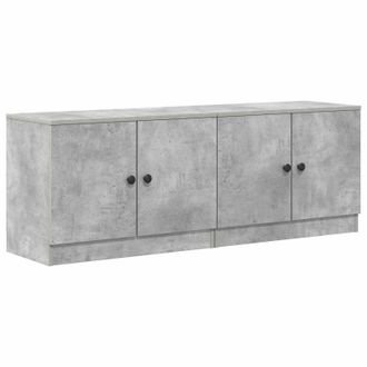 vidaXL Armario De Almacenamiento Para Cama Alta 2 Uds. Gris Hormig&oacute;n Vidaxl