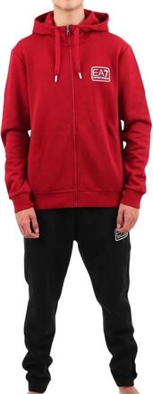 Emporio Armani Sportieve trainingspak set - Heren - Trainingspakken - Rood - S - Katoen - Fitness