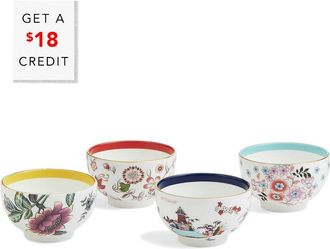 Wedgwood Wonderlust Tea Bowls Set Of 4