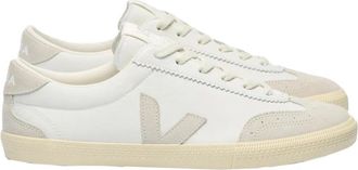 Veja Ethical Traced Leren Sneakers - Dames - Sneakers - Wit - 39 EU - Leer - Schoenen