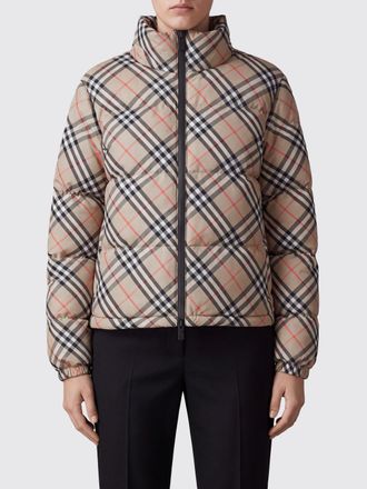 Burberry Ambleside Short Quilted Technical Fabric Jacket with Vintage Check Pattern