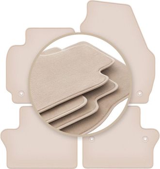 OEM Alfombrillas Beige Premium Para Volvo Xc70 Iii Familiar 2007-2016
