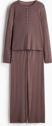 H&M Pyjama aus Viskosemix - Brown
