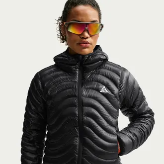 Nike Womens Nike ACG Lava Flow Ultralight Therma-FIT ADV Down Jacket in Black | IO9124-010