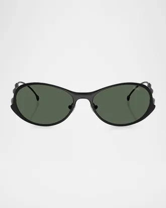 Diesel Men & apos;s DL1014 Oval Sunglasses