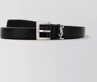 Saint Laurent grained lamb leather belt