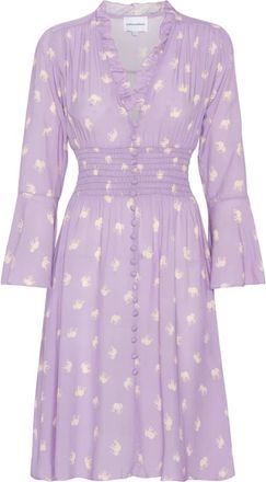 Americandreams Sally Short Dress - Dames - Korte kleedjes - Paars - S - Kleedjes