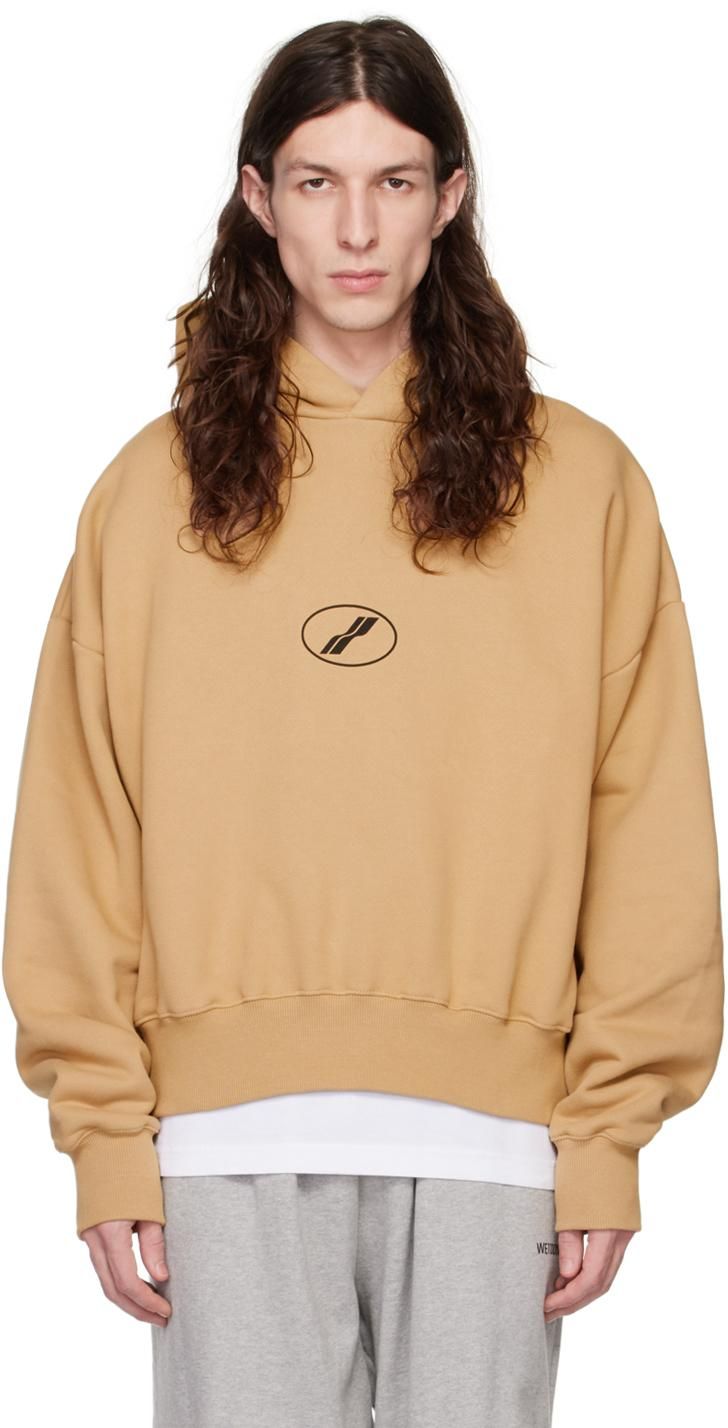 Emporio Armani Hoodies, male, Beige, Size: M Jacquard