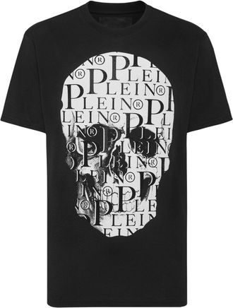 Philipp Plein Stones Skull T-shirt - men - Cotton - XXXL - Black