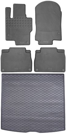 OEM Juego De Alfombrillas De Goma Para Coche Y Alfombrilla Para Maletero Para Mercedes Gle V167 Suv A Partir De Noviembre De 2019